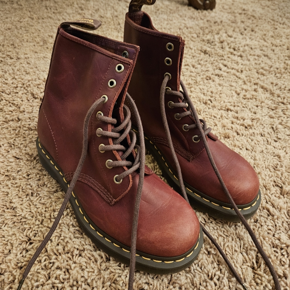 Beautiful Red Dr. Martens